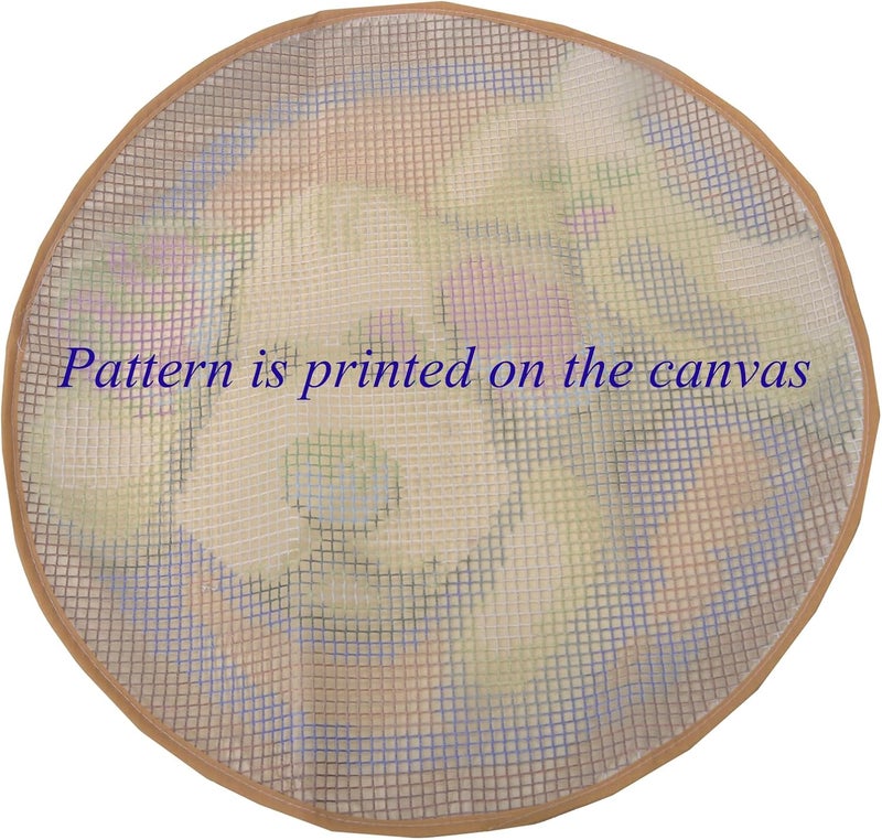 Beyond Your Thoughts Latch Hook Kits Pink Cute Bird Door Carpet Rug Pattern Printed Crochet Needlework Crafts for Kids Adults Beginners DIY Sofa Cushion 20.47 * 14.96 inch ZD509 - Image 3